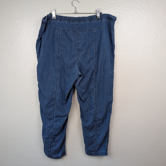 Eileen Fisher Tencel Organic Cotton Denim Pant XL - Picture 3 of 3